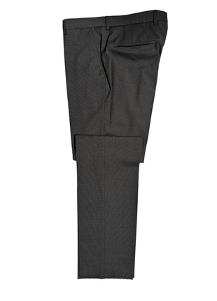 Hugo Boss Slim Fit Textured Charcoal Notch Lapel Two Button Wool Suit