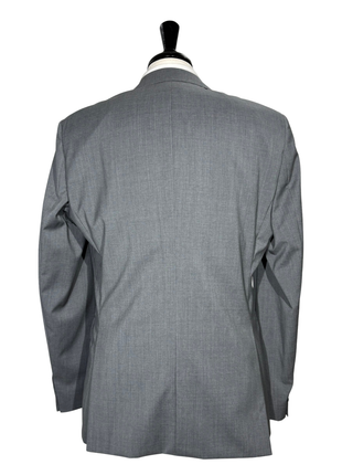 Hugo Boss Modern Fit Stretch Light Gray Solid Two Button Notch Lapel Wool Suit