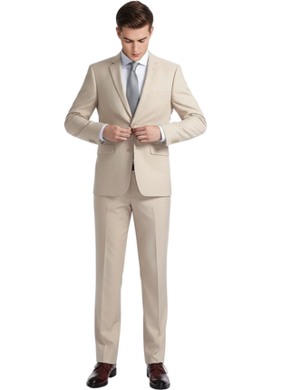 Men's 2-Piece Single Breasted Notch Lapel Suit