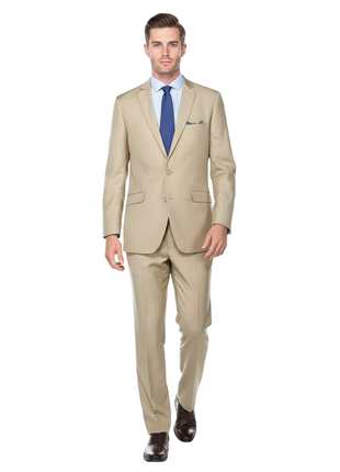 Men's 2-Piece Slim Fit Single Breasted Notch Lapel Suit - The Suit Depot