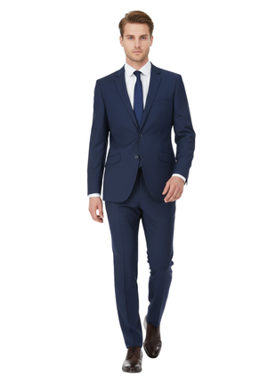Men's Slim Fit Solid Stretch Suit