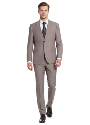 Men's 2-Piece Slim Fit Single Breasted Notch Lapel Suit