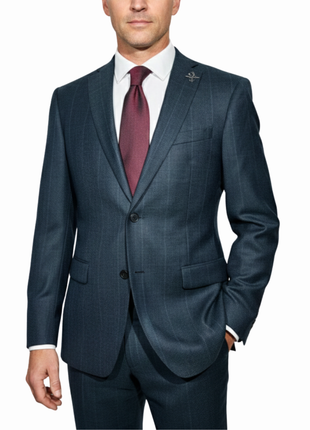 John Varvatos Forest Green Glen Plaid Windowpane Wool Blazer Sport Coat - The Suit Depot