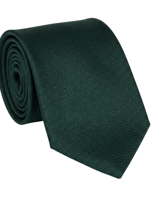 Premium Silk Mens Green Textured Silk Hand-Made Tie - The Suit Depot