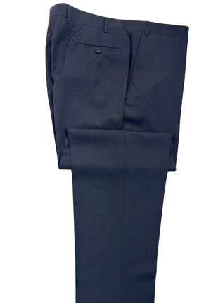 Canali Plaid Charcoal Gray & Blue Modern Fit Notch Lapel Wool 2-Button Suit 46R - The Suit Depot