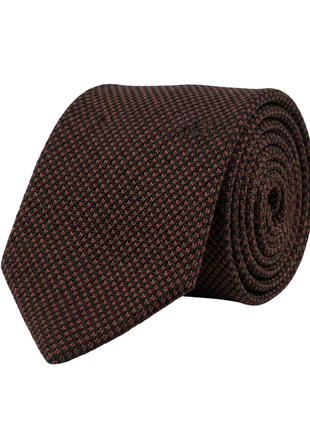 Letteriello Copper Woven Grenadine Silk Neck Tie
