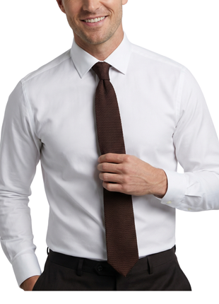Letteriello Copper Woven Grenadine Silk Neck Tie