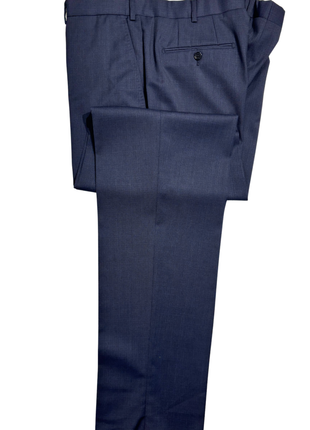 Armani Collezioni G-Line Blue Textured Slim Fit Notch Lapel 2-Button Wool Suit - 44L
