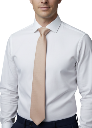 Letteriello Peach Silk Neck Tie