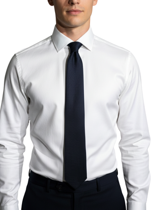 Letteriello Navy Blue Silk Neck Tie