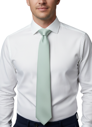 Letteriello Mint Green Silk Neck Tie