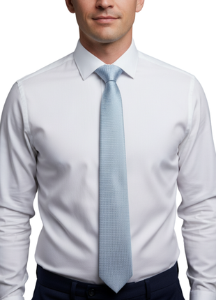 Letteriello Sky Blue Silk Neck Tie