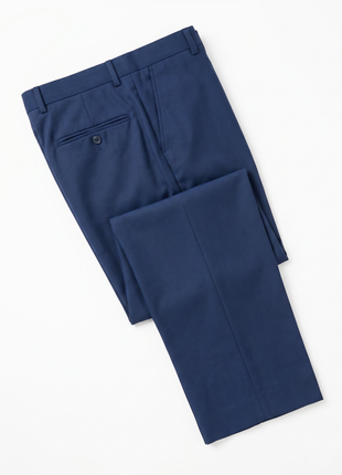 Raphael Regular Fit Solid Blue Two Button Suit - The Suit Depot