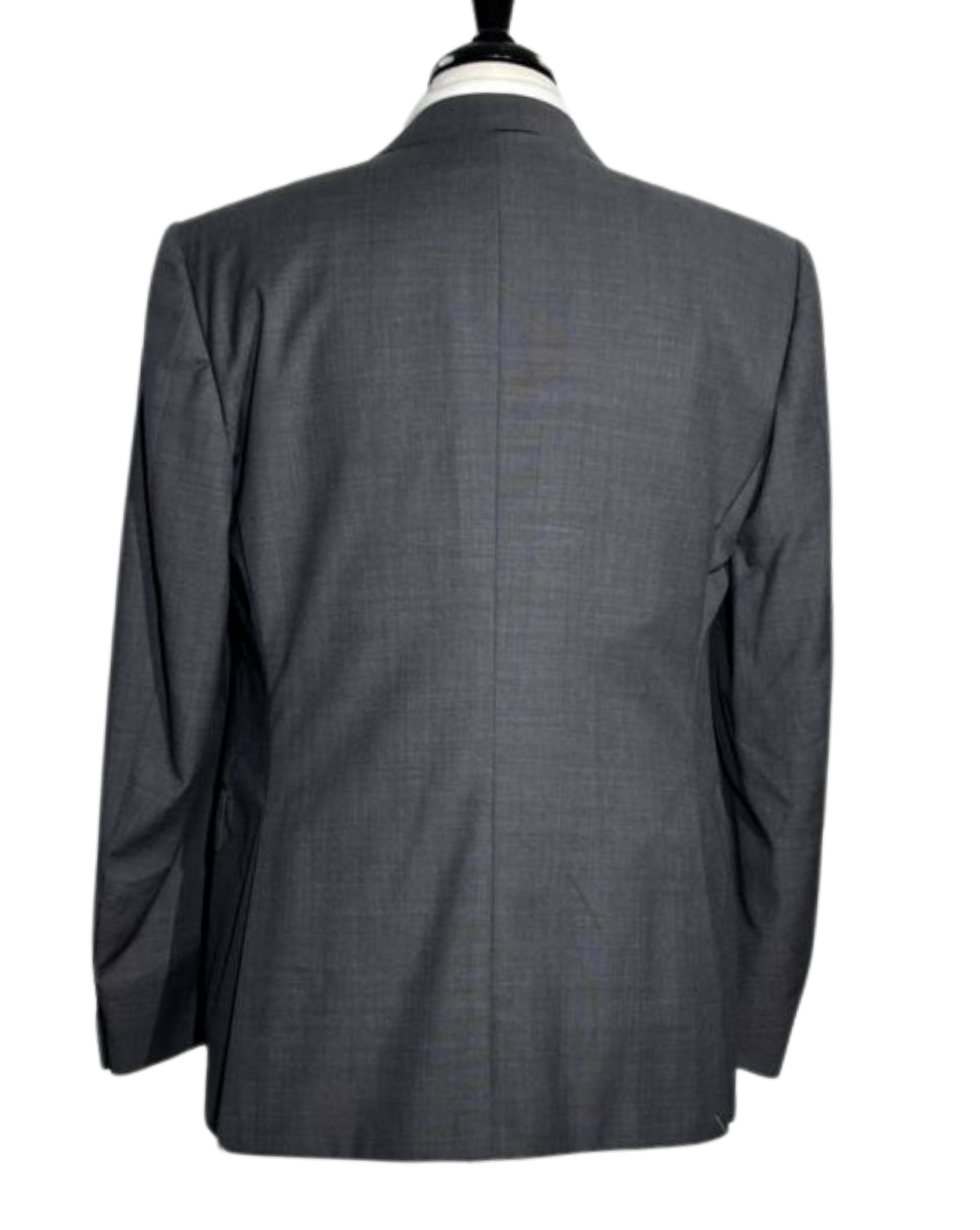 Corneliani Mens Charcoal Textured Fully-Canvassed Notch Lapels Corneliani Mens Charcoal Textured Fully-Canvassed Notch Lapels