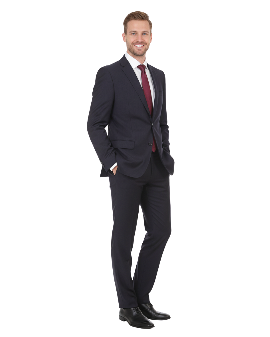 Versace Collection Mens 42R Drop 8 Navy Pinstripe Slim Fit 2 Piece Versace Collection Mens 42R Drop 8 Navy Pinstripe Slim Fit 2 Piece