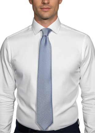 Letteriello Cadet Blue Silk Neck Tie