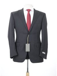 Thumbnail for Canali 1934 Mens Solid Charcoal Gray 44L Drop 7 100% Wool 2 Piece Suit