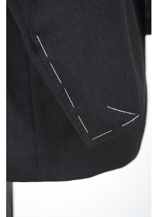 Canali 1934 Mens Solid Charcoal Gray 44L Drop 7 100% Wool 2 Piece Suit