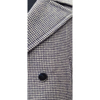 Thumbnail for Belluci Men's Blue Houndstooth Check Wool Coat