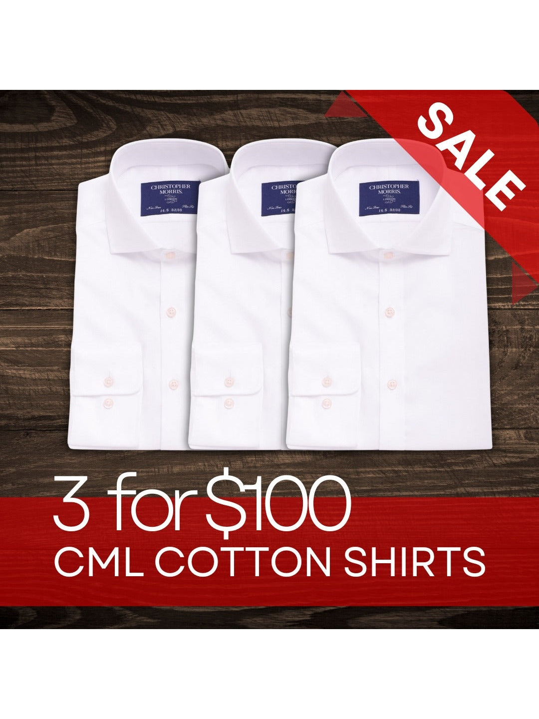 Buy3CMLShirtsfor$100