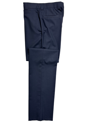 Versace Classic Mens Solid Dark Blue Notch Lapel Classic Fit 3-Button Wool Suit - 38L