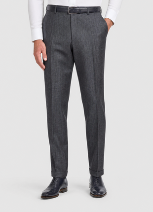 Sartoria Partenopea Mens Gray Stripe Notch Lapel Classic Fit 3-button Wool Suit - 42R