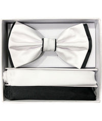 Thumbnail for Brand Q Two Tone Bow Ties for Prom