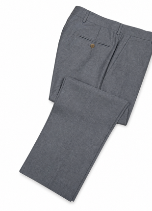 Polo Ralph Lauren Mens Gray Textured Notch Lapel Custom Fit 3-Piece Wool Suit - 40L