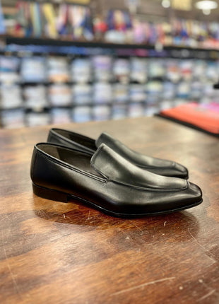 Mezlan Black Slip On Loafers