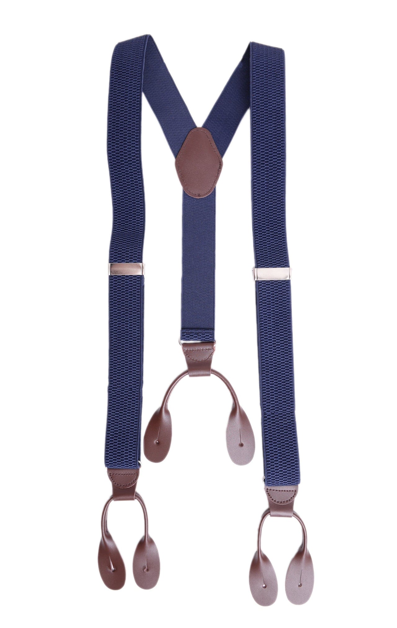 Ariston Suspenders Mens Button Brown Leather Braces Adjustable Y Back Suspenders Xlong Available