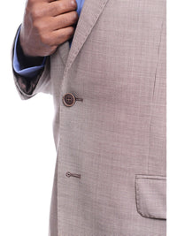 Thumbnail for Arthur Black BLAZERS Arthur Black Classic Fit Light Brown Houndstooth Wool Blazer Sportcoat