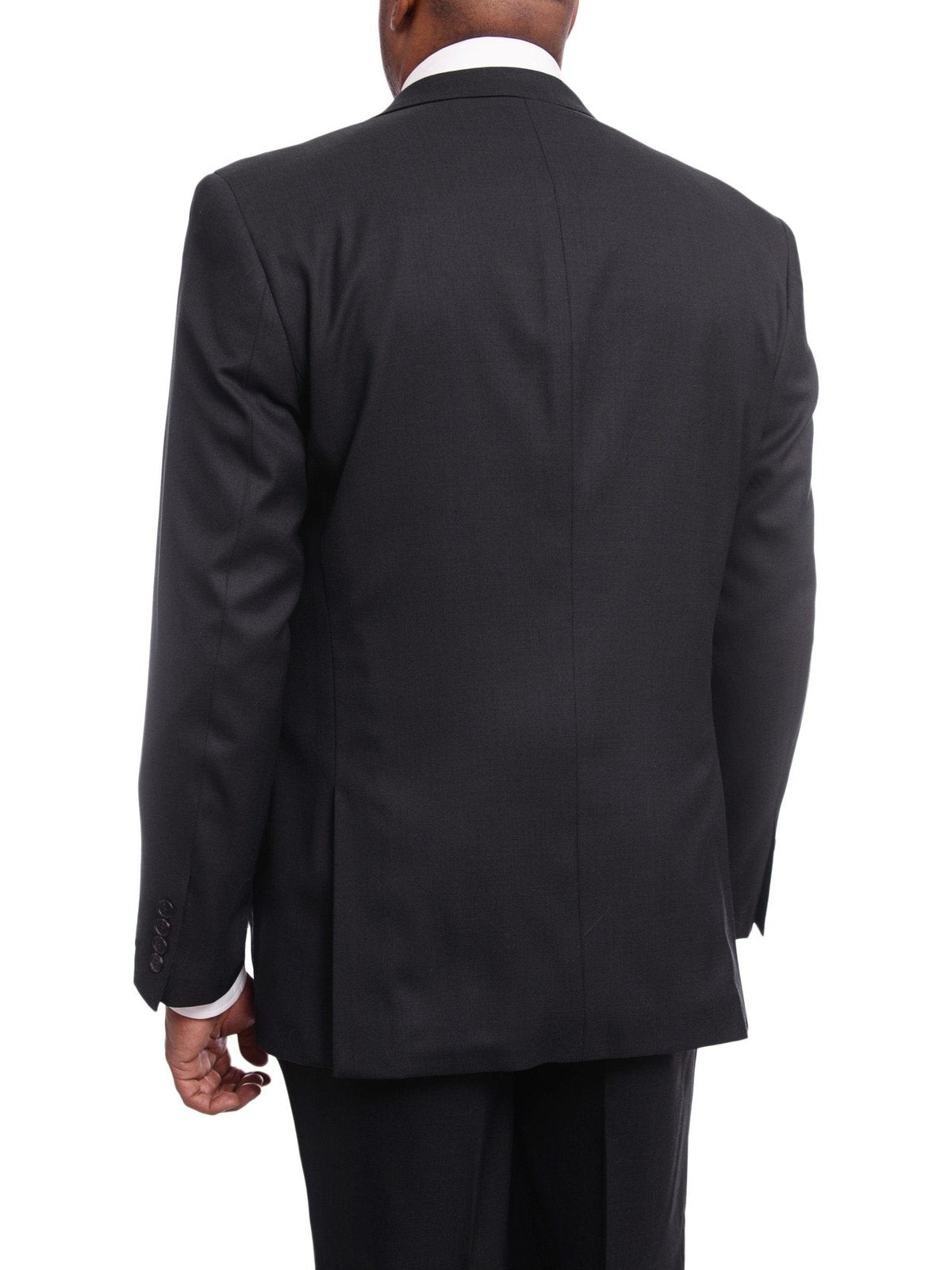 Arthur Black SUITS Men&#39;s Arthur Black Classic Fit Navy Blue Two Button Pleated Front Wool Suit