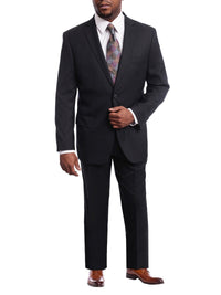 Thumbnail for Arthur Black SUITS Men's Arthur Black Classic Fit Navy Blue Two Button Pleated Front Wool Suit