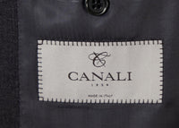 Thumbnail for Canali Mens Dark Charcoal Grey Classic Fit 38R Drop 4 100% Wool 2 Piece Suit