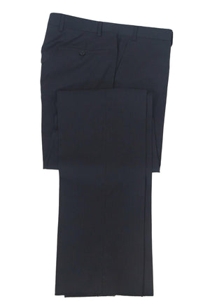 Canali Mens 40R Drop 8 Black Striped 100% Wool Slim Fit 2 Piece Suit