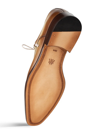 Mezlan Belmonte Olive Lace Up Calf Derby Dress Shoes