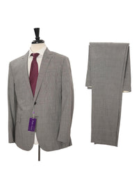 Thumbnail for Ralph Lauren Purple Label Mens 42R Drop 7 Gray Glenplaid Modern Fit 2 Piece Suit