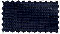 Thumbnail for Label E Mens Slim Fit Navy Blue Birdseye 100% Wool 2 Piece Suit