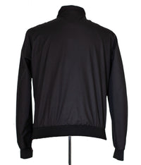 Thumbnail for Romaster Mens Black Zip-up Bomber Jacket Raincoat