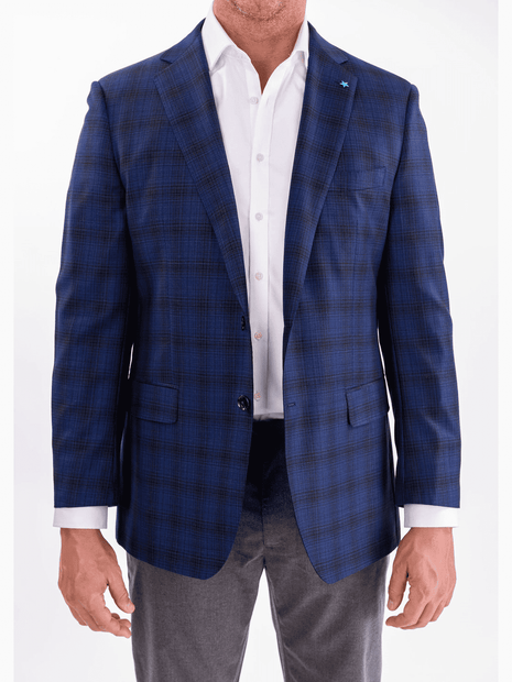 Shop Blujacket Blue 100% Wool Blazer | The Suit Depot