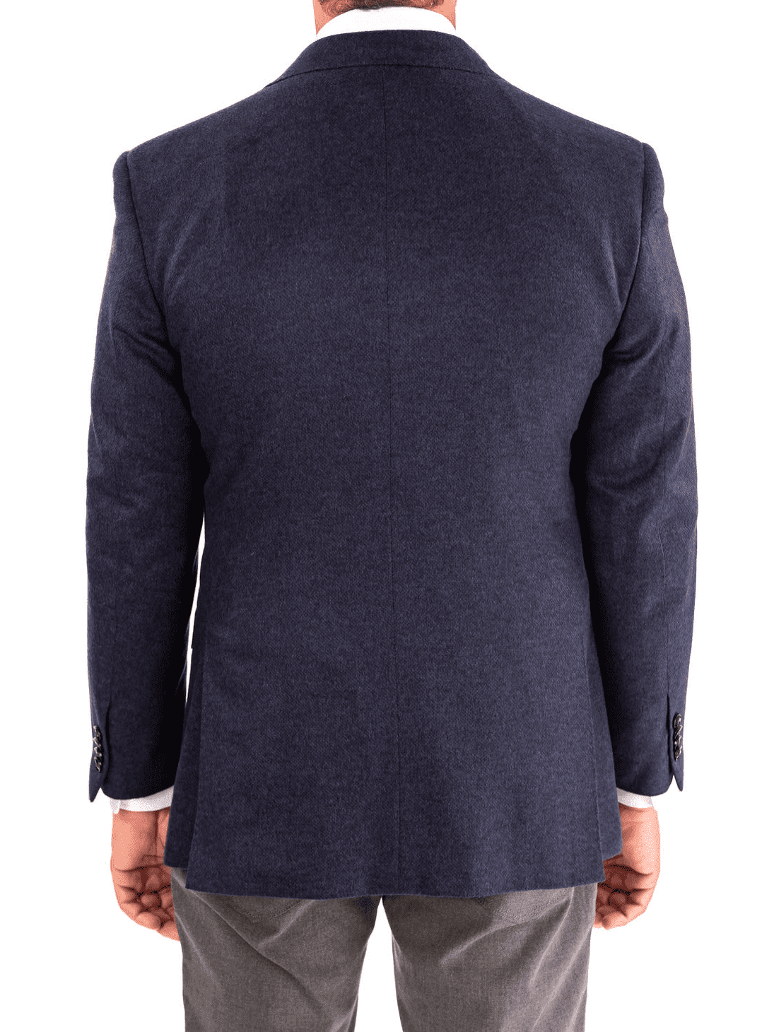 Blujacket BLAZERS Blujacket Men&#39;s Navy Maron Plaid Reda Wool Regular Fit Blazer Sportcoat