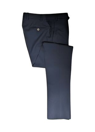 Canali Men's Dark Blue 3-piece 100% Wool Suit 44R