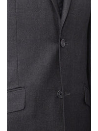 Thumbnail for Raphael Slim Fit Solid Medium Gray Two Button Suit