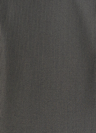 Canali Men's Black & Brown Striped 100% Wool 2-Button Suit 46R