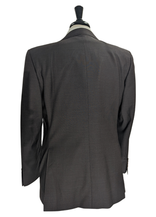 Canali Men's Brown Striped 100% Wool Suit 38R