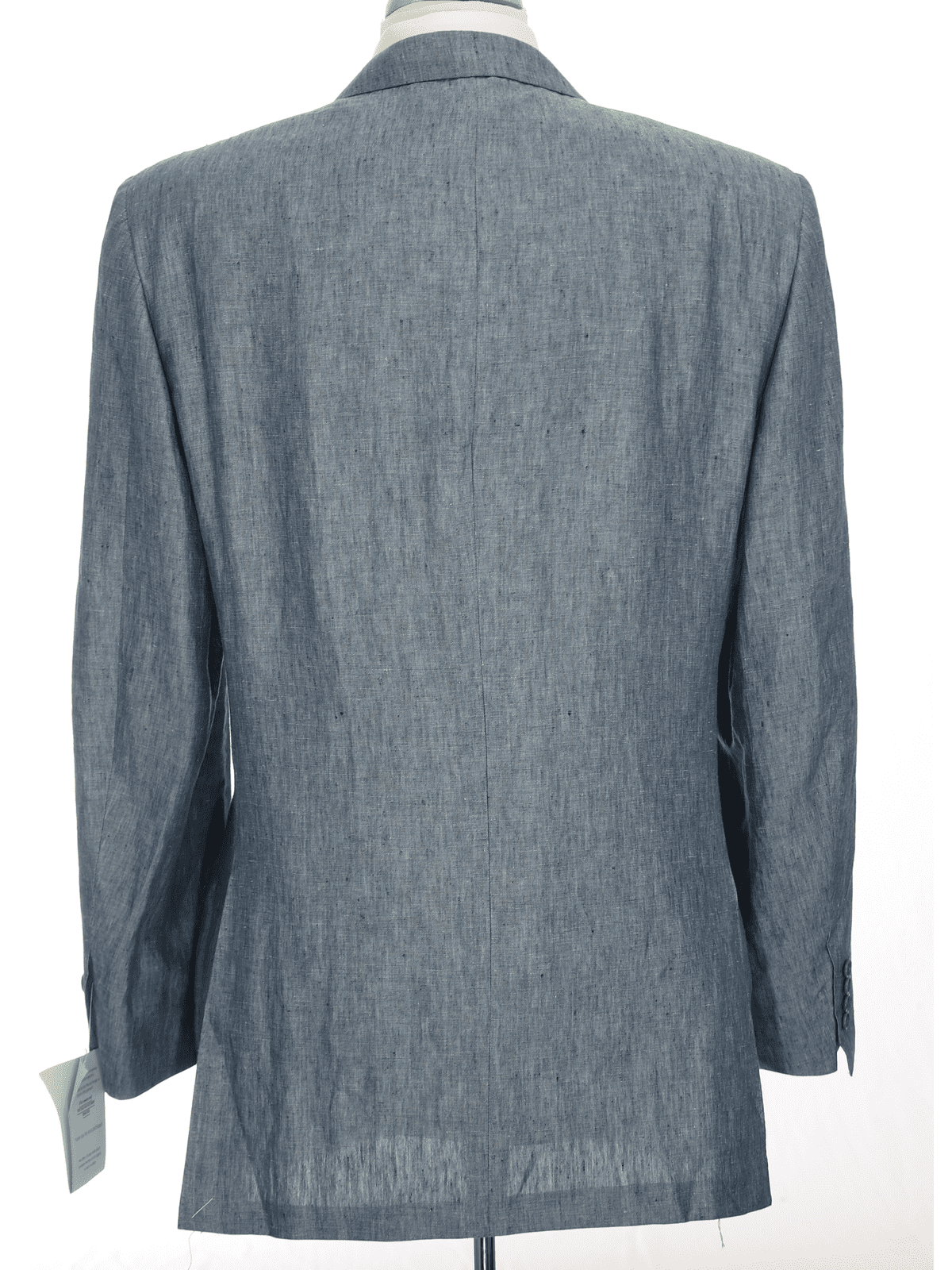 Canali SUITS Canali Mens 46r 58 Drop 6 Classic Fit Blue 2-button Half Lined 100% Linen Suit