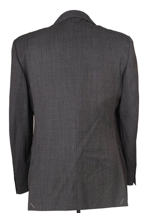 Canali Charcoal Gray Modern Fit Notch Lapel Wool 2-Button Suit 42L - The Suit Depot