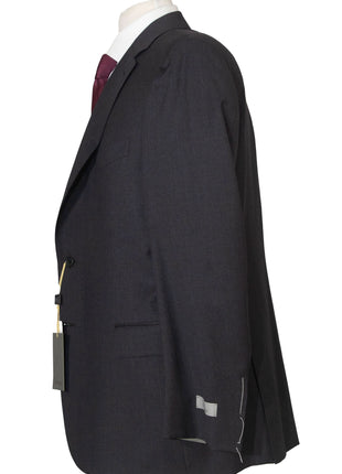 Canali Charcoal Gray Modern Fit Notch Lapel Wool 2-Button Suit 42L - The Suit Depot