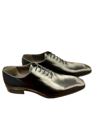 Mezlan Solid Black Lace Up Loafers