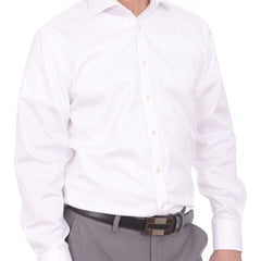 Christopher Morris Bestselling Items Christopher Morris Men's 100% Cotton Non-Iron White Slim Fit French Cuff Dress Shirt